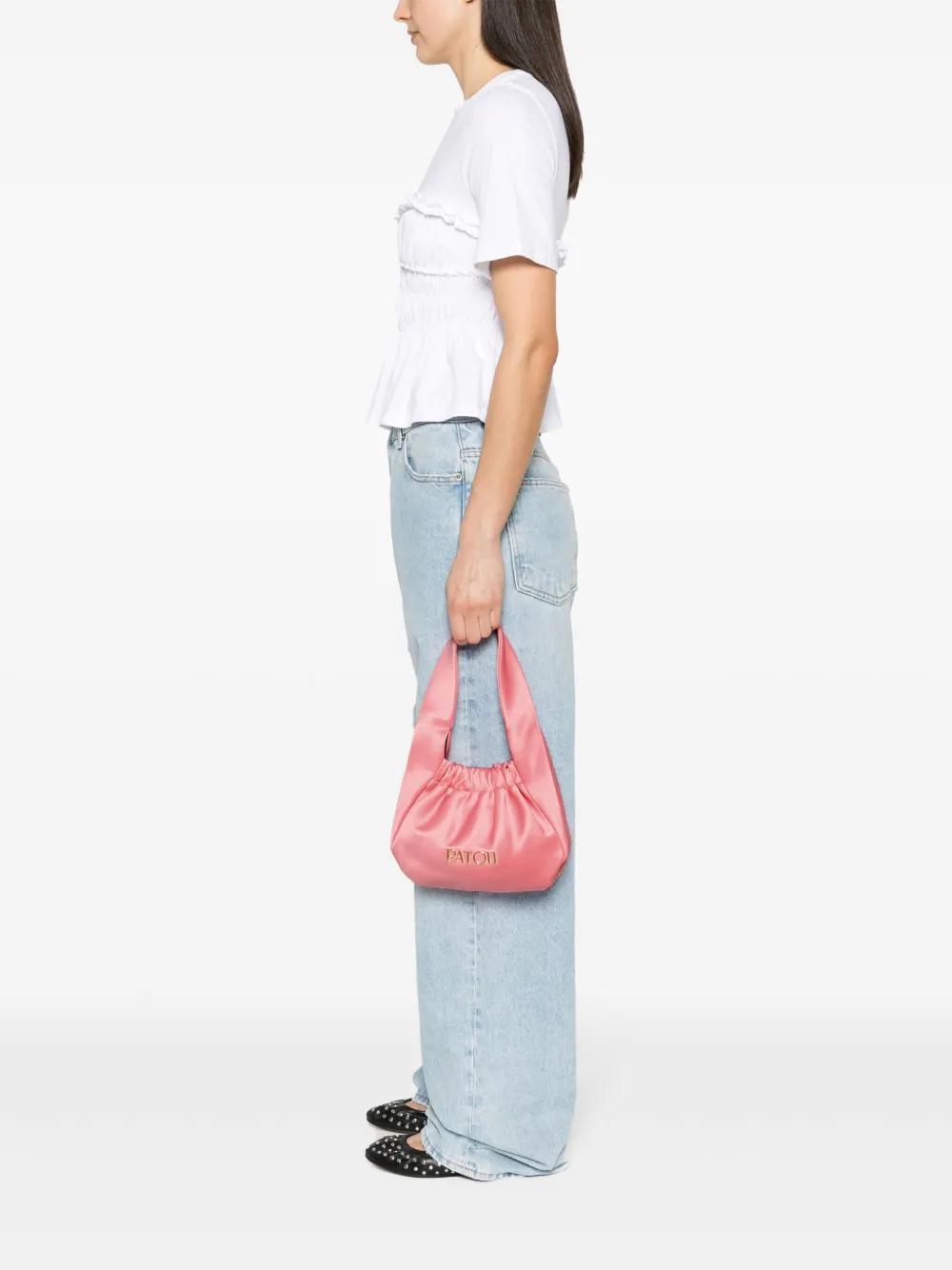 PATOU Le Biscuit Satin Tote Bag In Pink Product Image