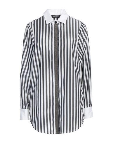 FABIANA FILIPPI Woman Shirt Charcoal Size 4 Cotton, Polyamide, Silk, Ecobrass In Grey Product Image