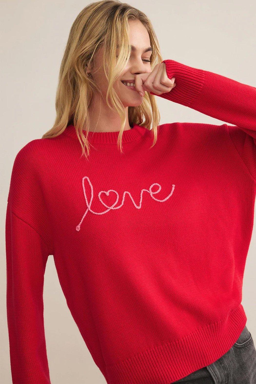 Love Notes Boyfriend Sweater Product Image