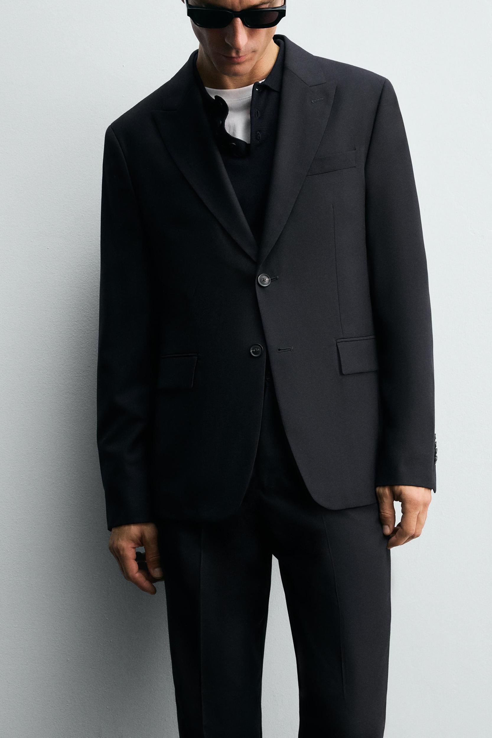 HERRINGBONE SUIT BLAZER Product Image