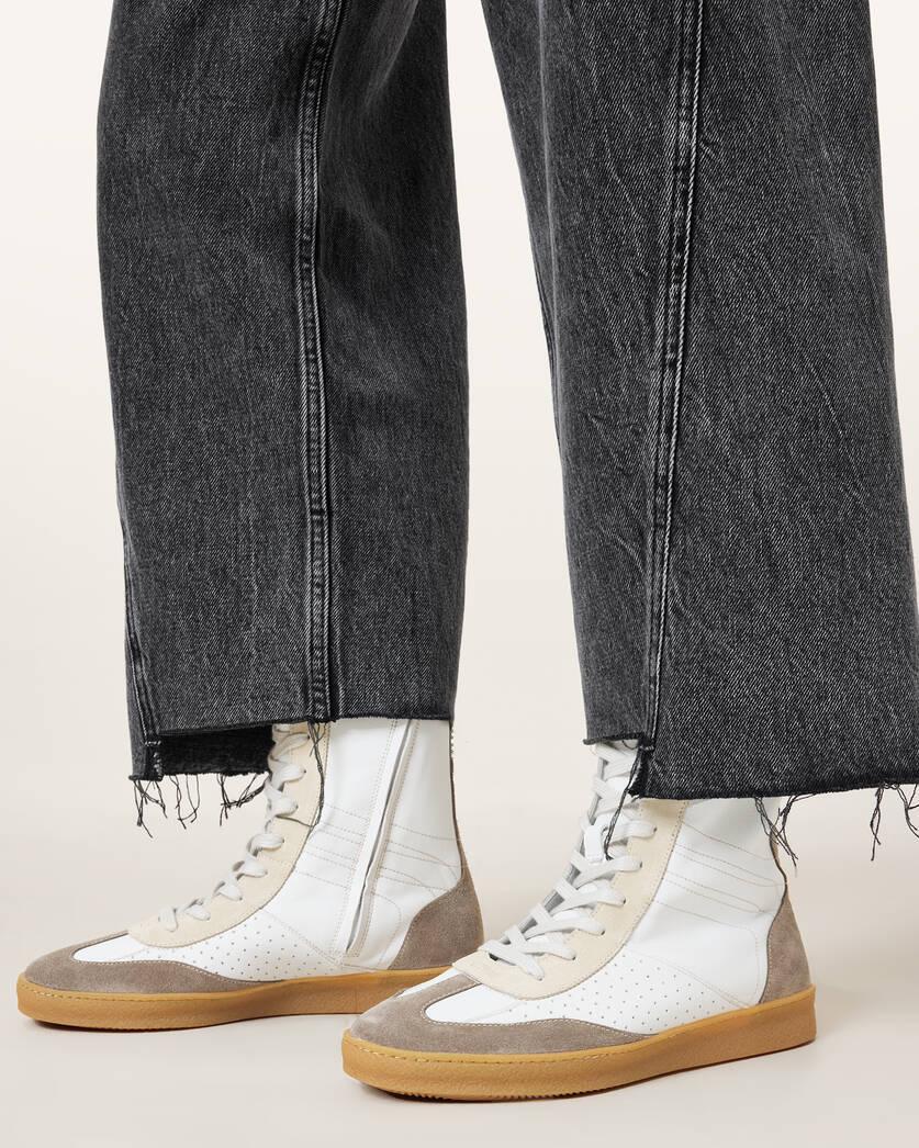 Louise Leather High Top Sneakers Product Image