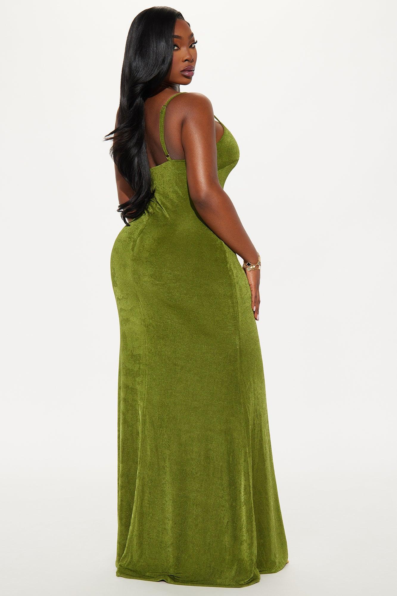 One To Remember Maxi Dress - Olive Product Image