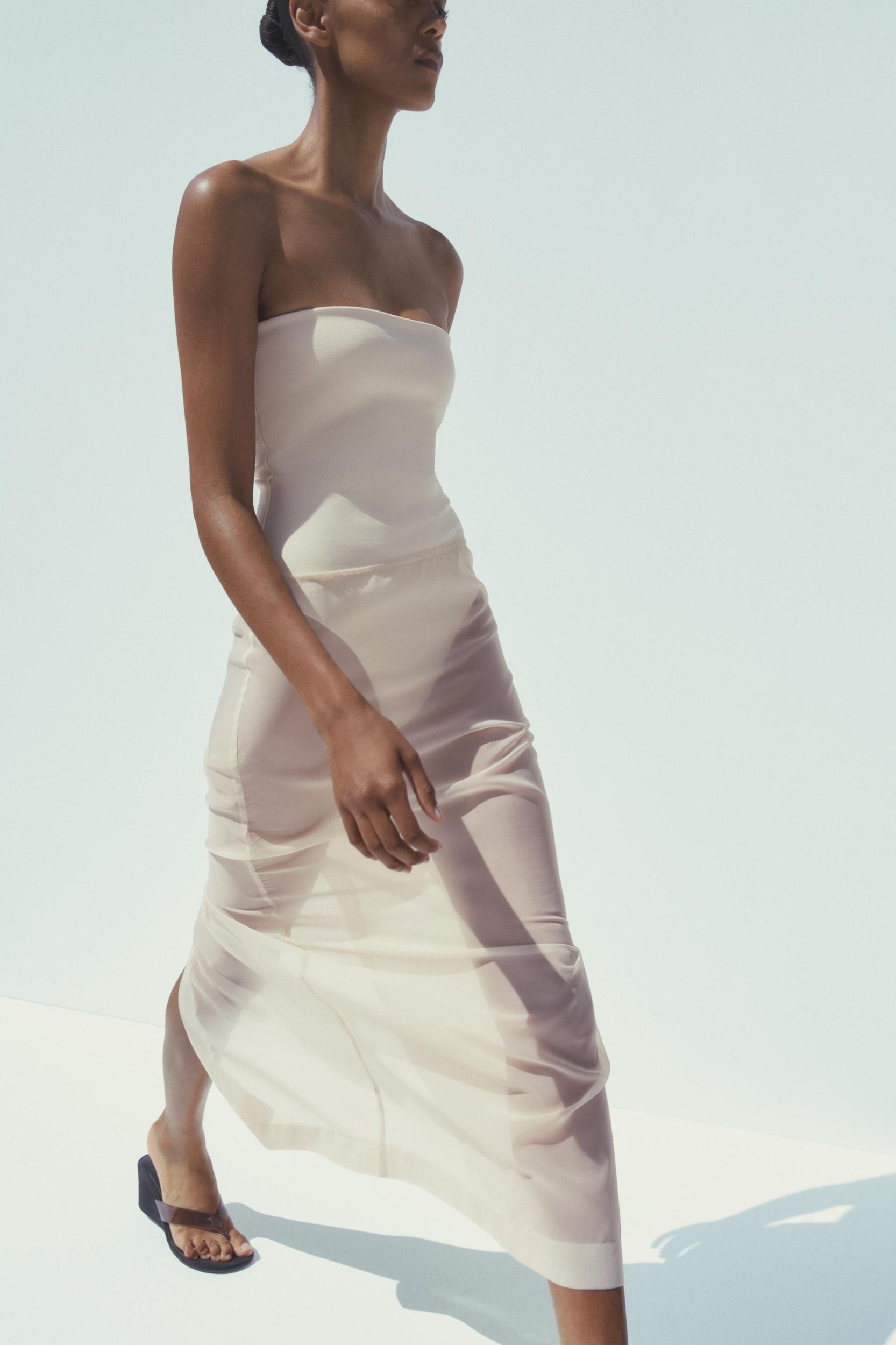 ORGANZA MIDI SKIRT Product Image