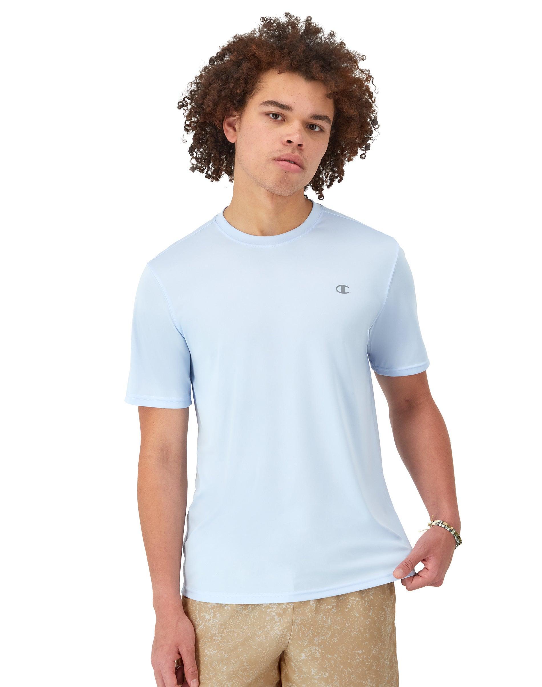 Mens Champion Double Dry Tee Team Red Scarlet L Product Image