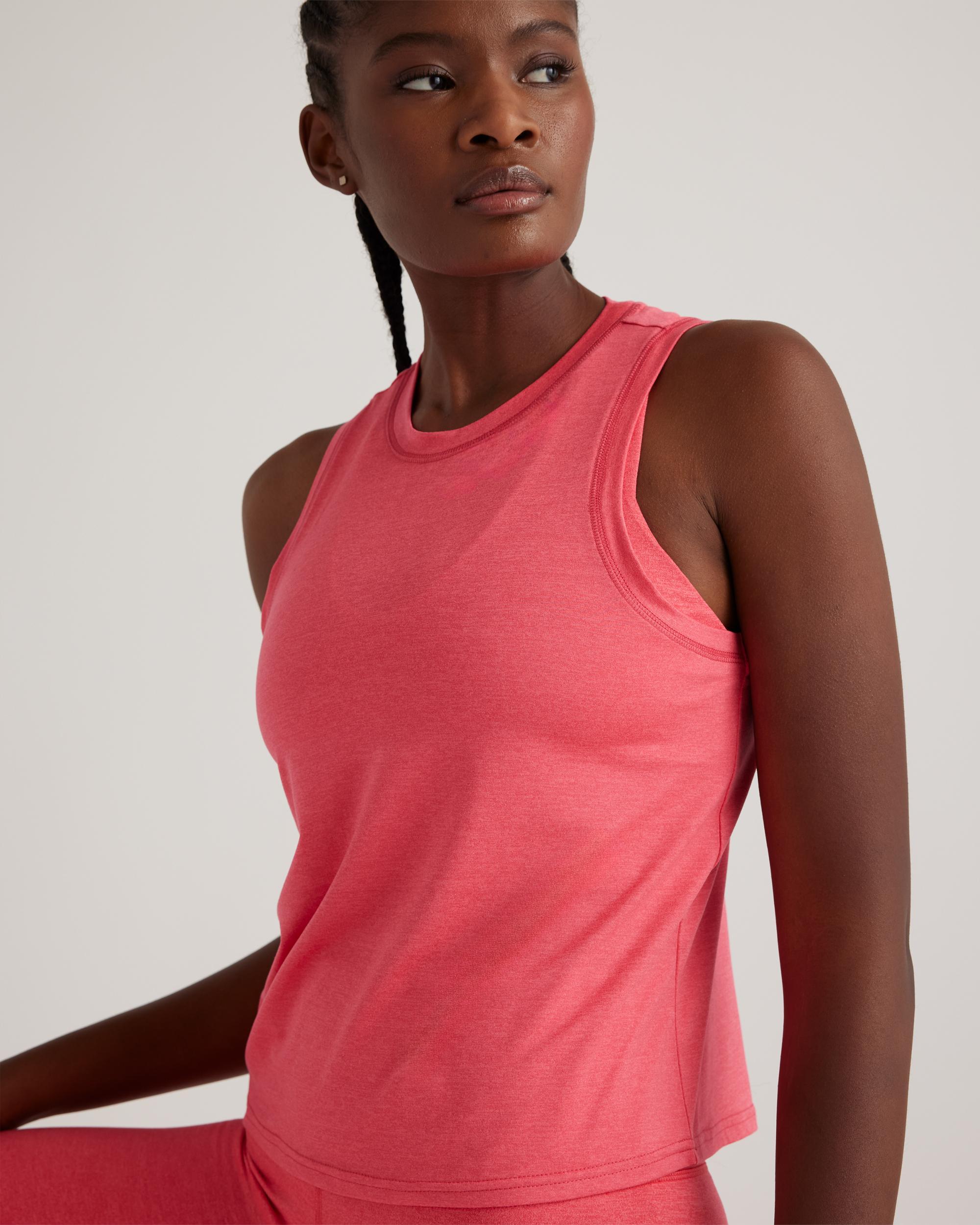 Quince | Women's Flowknit Breeze High-Neck Tank Top 100% Polyester Product Image