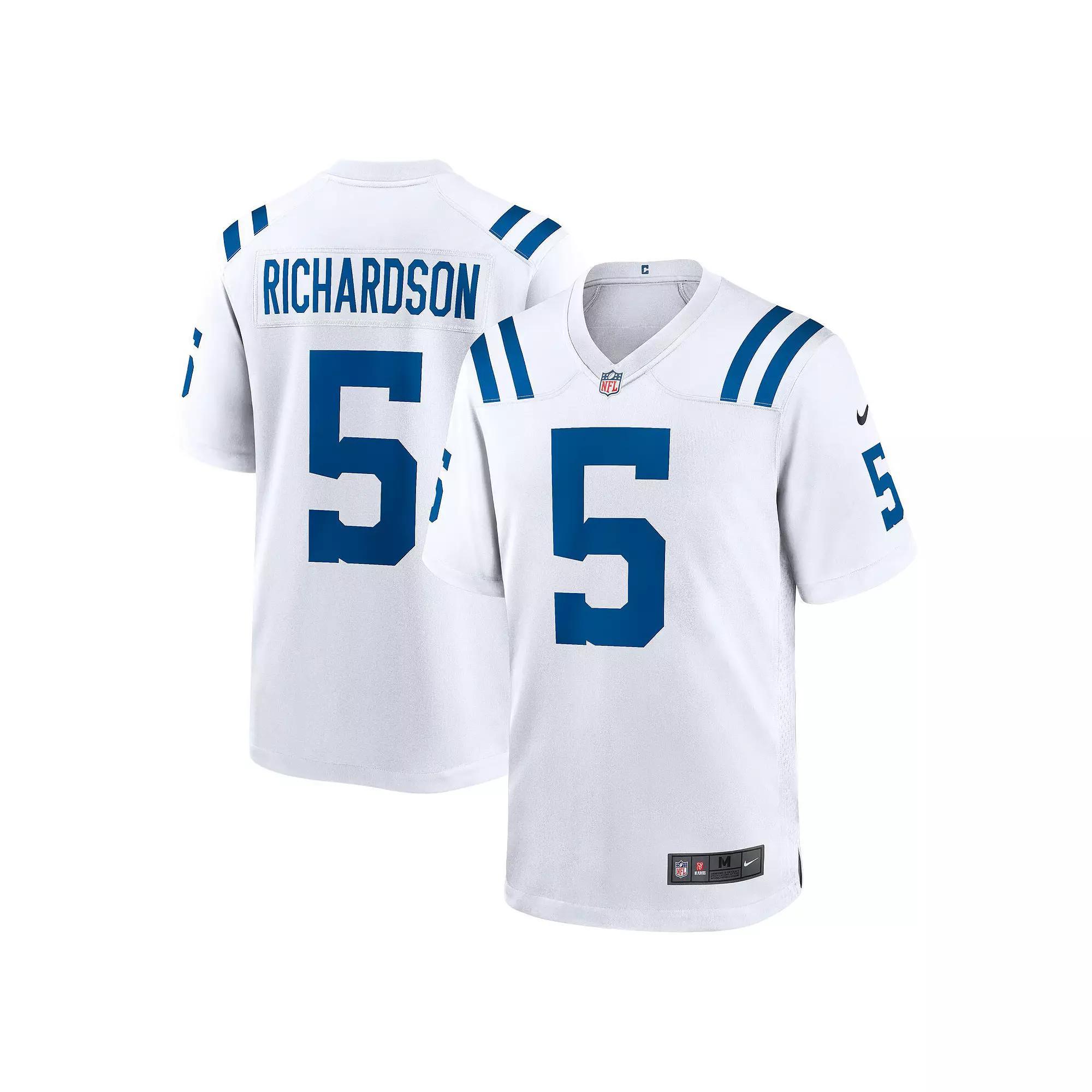 Men's Nike Anthony Richardson White Indianapolis Colts 2023 NFL Draft First Round Pick Game Jersey, Size: Medium Product Image