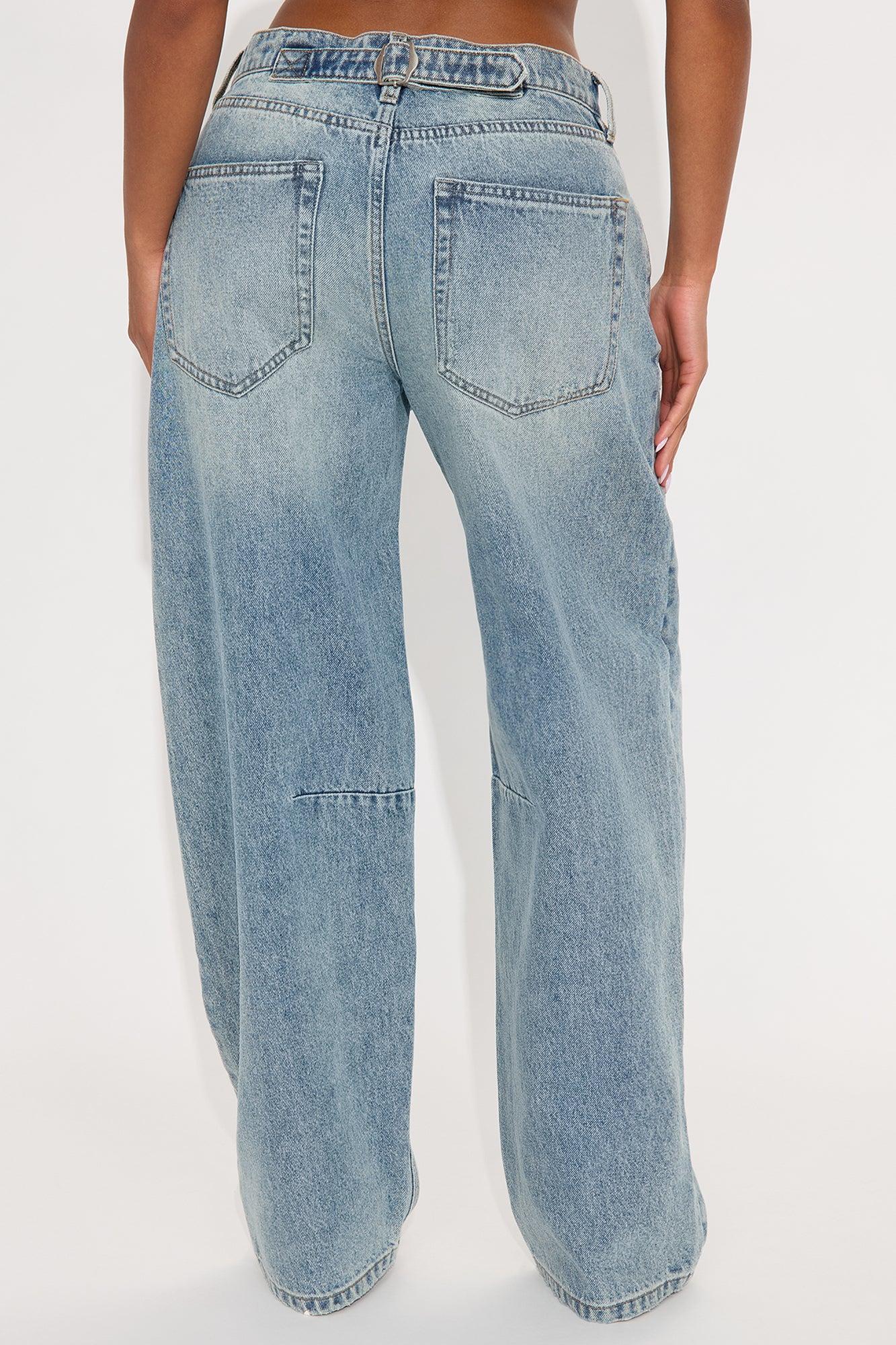 Dakota Straight Leg Jeans - Medium Wash Product Image