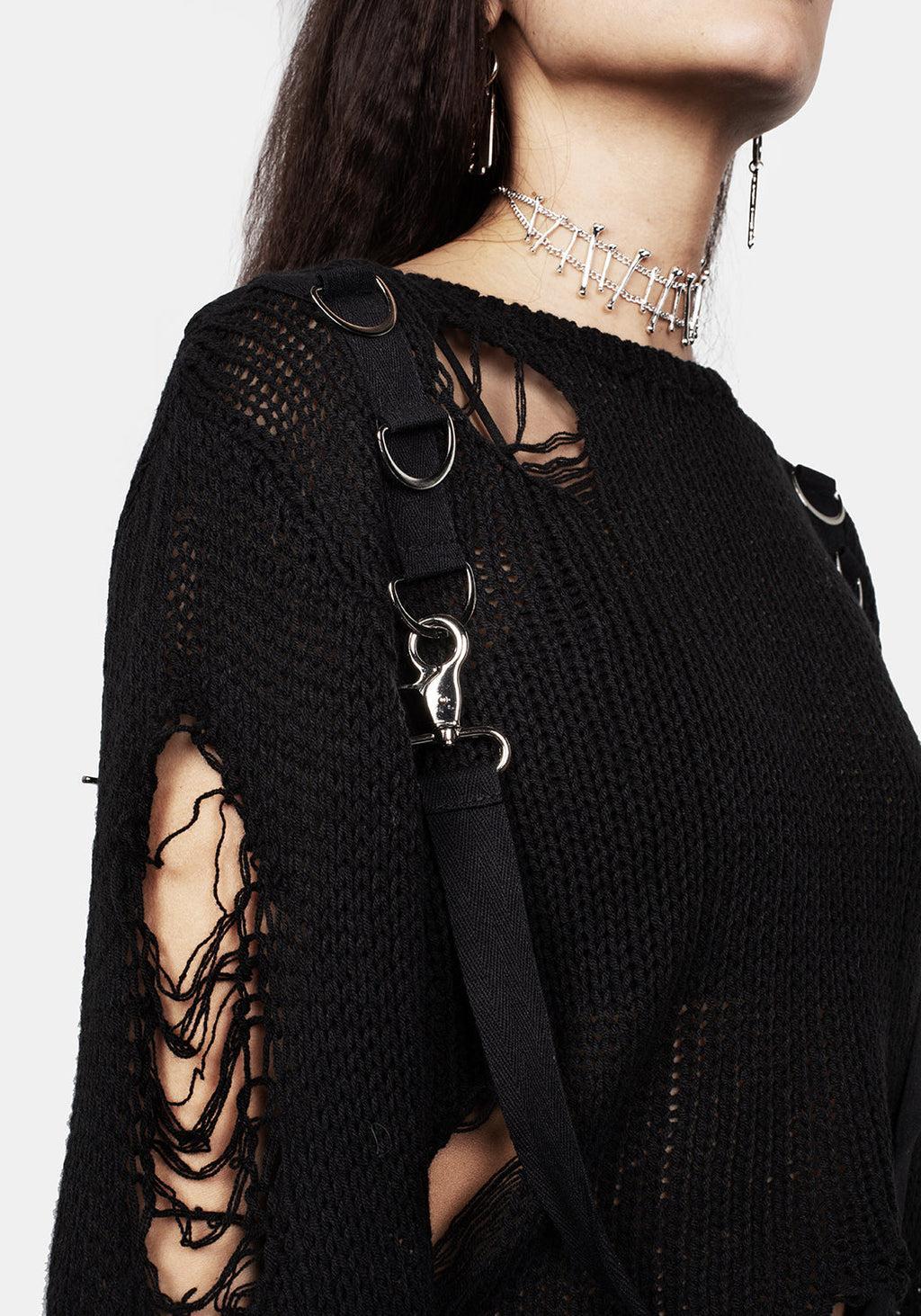 Rebellion Hardware Bondage Sweater Product Image