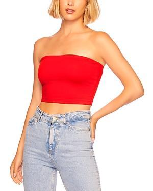 Susana Monaco Crop Tube Top Black XL Product Image