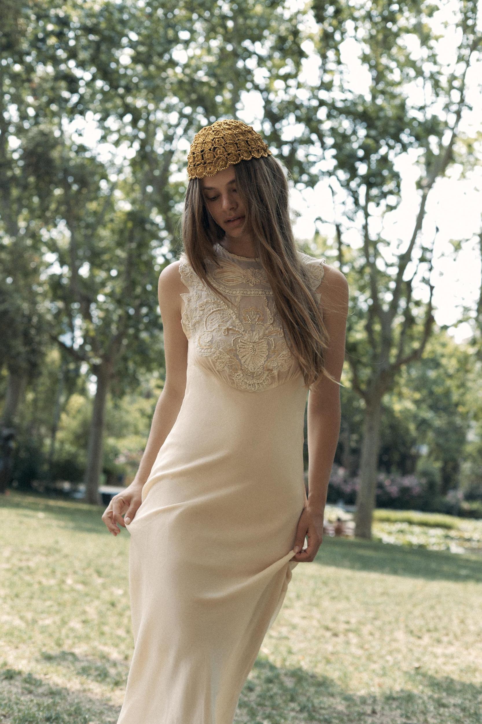 LIMITED EDITION EMBROIDERED DRESS WITH BEADING Product Image
