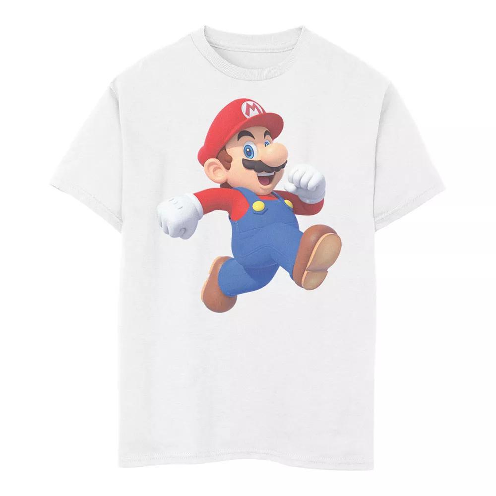 Boys 8-20 Nintendo Super Mario Bros. Mario Running Man Graphic Tee, Boy's, Size: Large, Red Product Image
