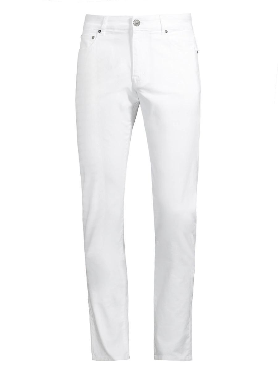 Mens Stretch Cotton Straight-Leg Jeans Product Image