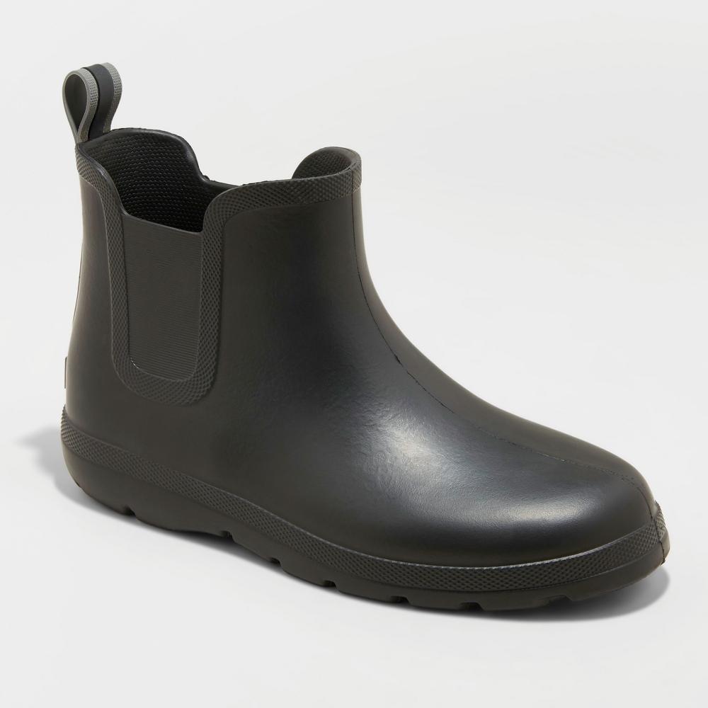 totes Cirrus Men's Waterproof Chelsea Rain Boots, Size: 12, Black Product Image