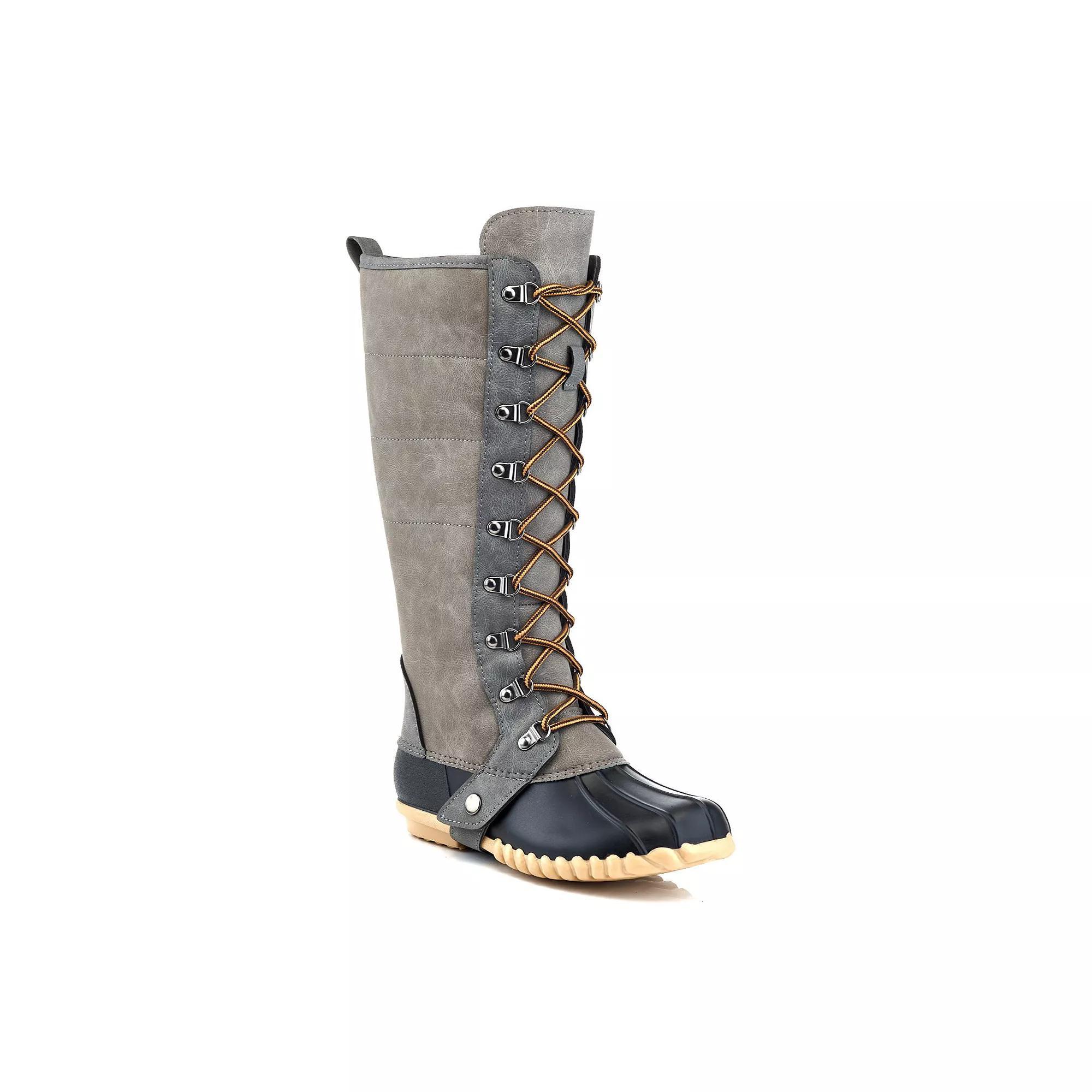 Henry Ferrera Mission 277 Women's Rain Boots, Gray Black Product Image