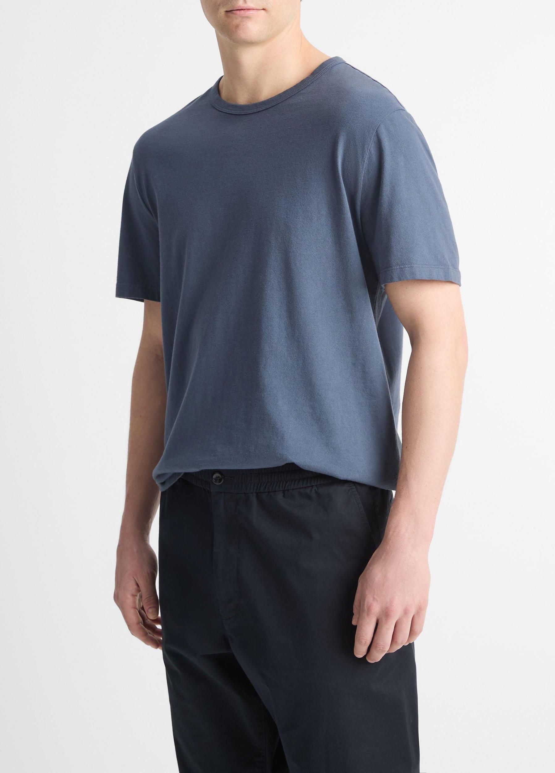Mens Garment Dye Cotton T-Shirt Vince Product Image
