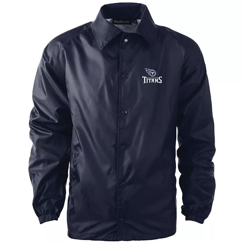Mens Chicago Bears Coaches Classic Raglan Full-Snap Windbreaker Jacket Blue Product Image