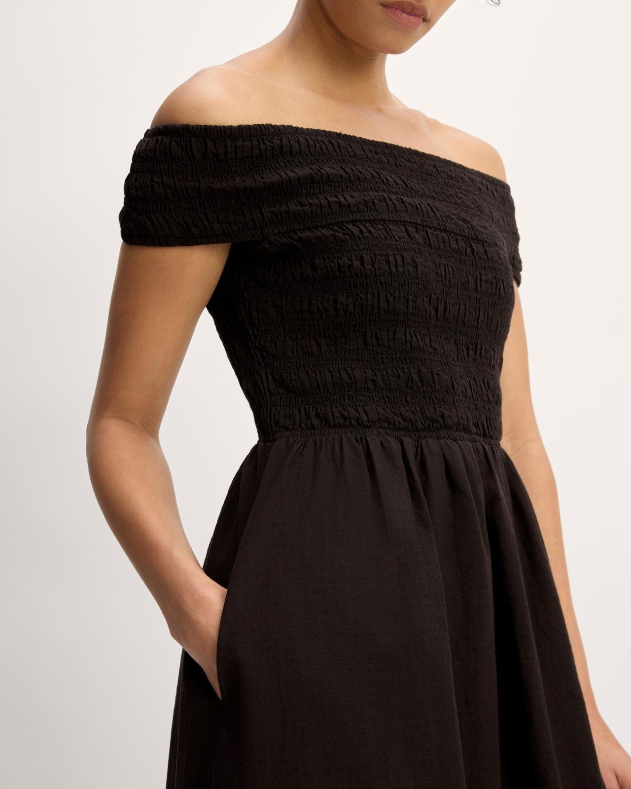 The Gauze Off-the-Shoulder Dress Product Image