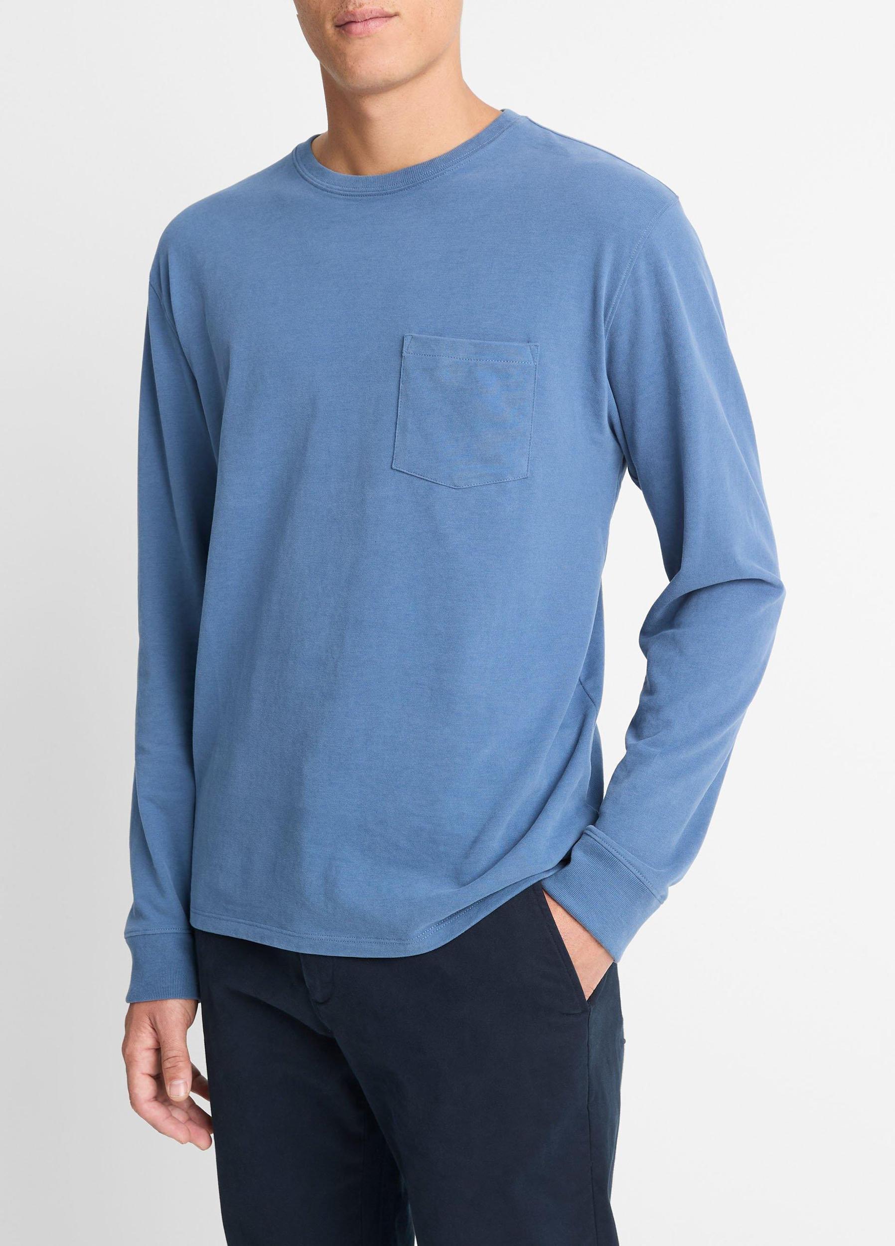 Mens Jersey Pocket Crewneck T-Shirt Product Image