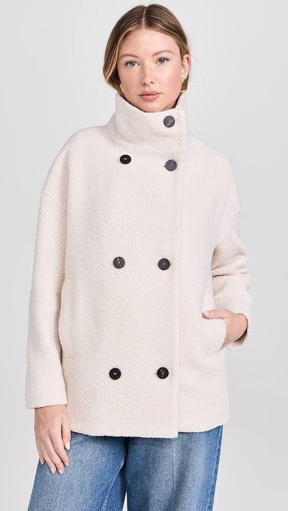 Harris Wharf London Cropped Funnel Jacket | Shopbop Product Image