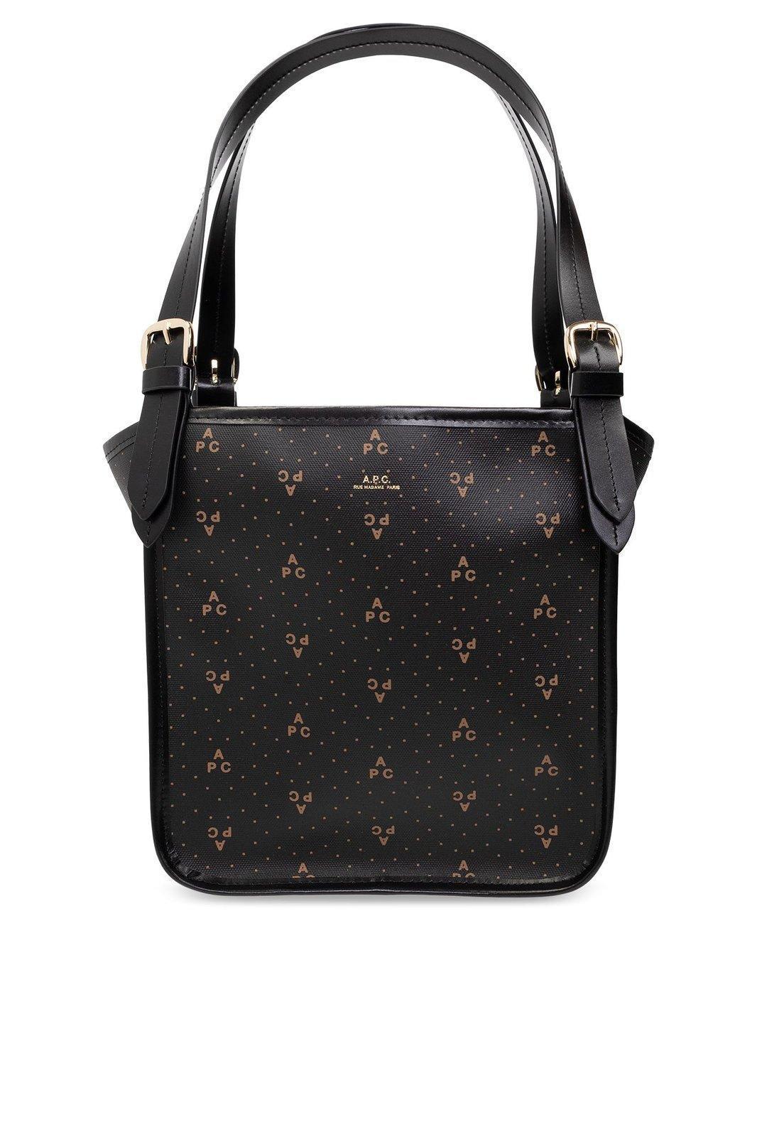 APC Poppy Tote Bag In Black Product Image