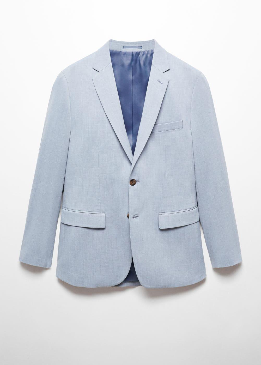 Super slim-fit suit blazer in stretch fabric - Men | MANGO USA Product Image