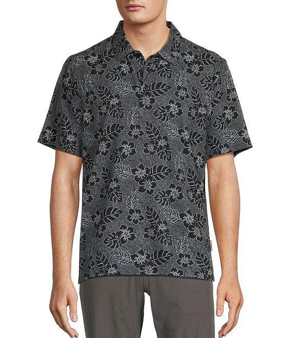 Tommy Bahama Coast Aloha Geo Short Sleeve Polo Shirt Product Image