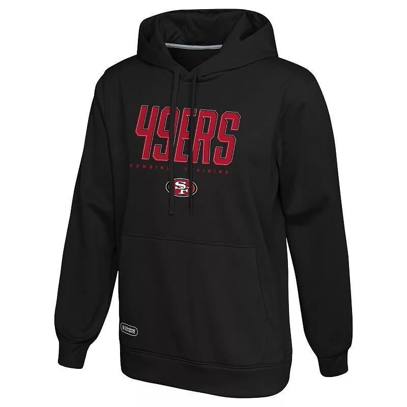 Men's Black San Francisco 49ers Combine Authentic Pullover Hoodie, Size: Medium Product Image