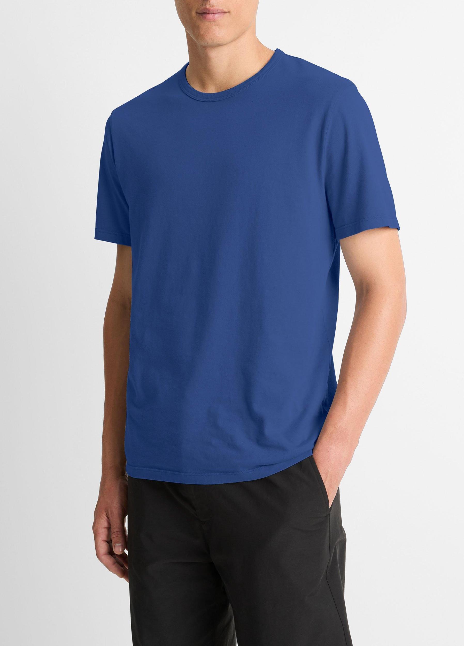 Mens Garment Dye Cotton T-Shirt Vince Product Image
