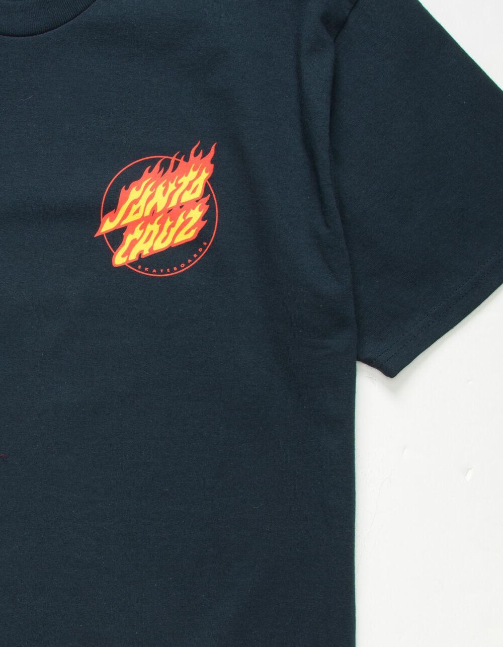 SANTA CRUZ Flaming Dot Mens T-Shirt Product Image