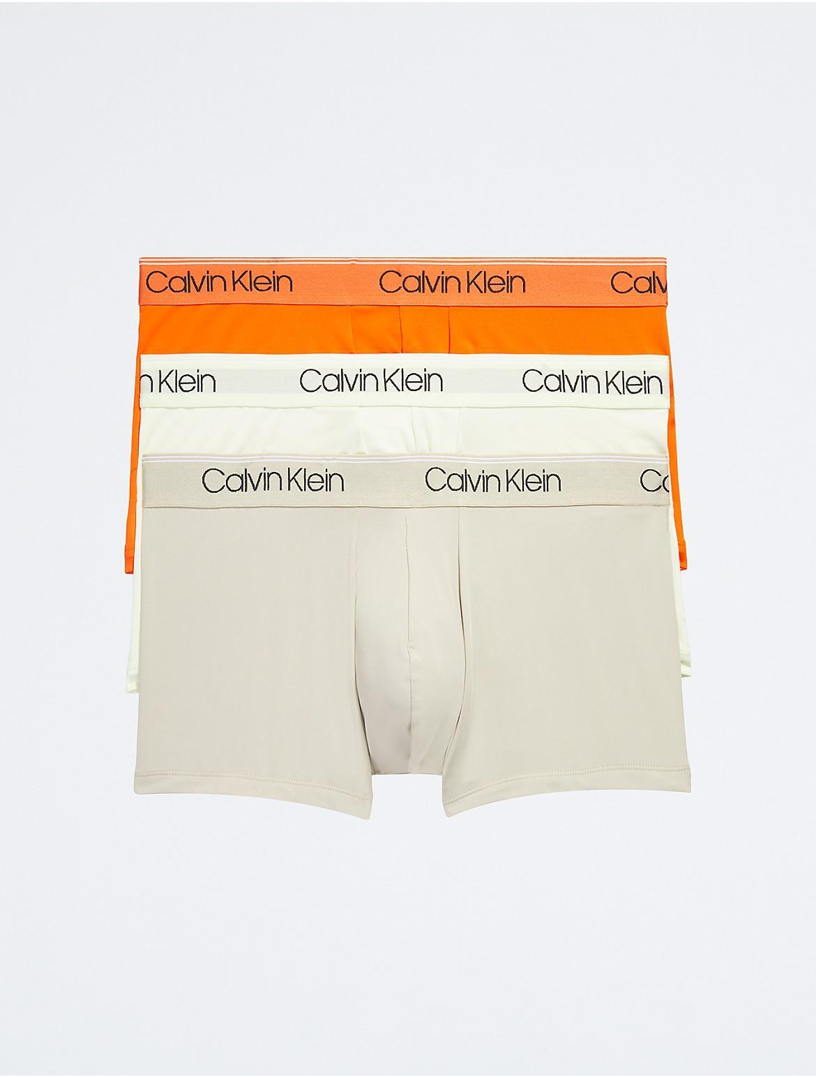 Calvin Klein Men's Micro Stretch 3-Pack Low Rise Trunk - Multi - XL Product Image