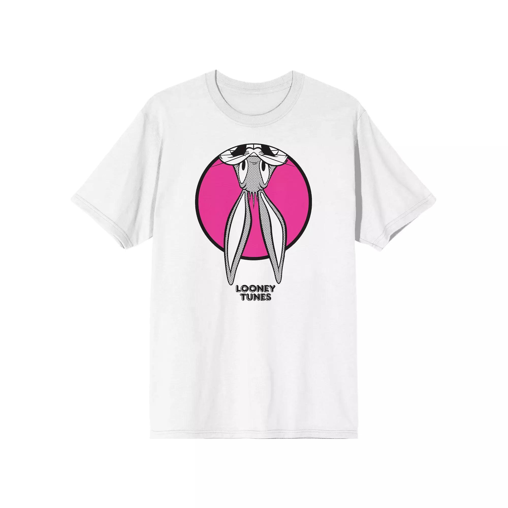 Men's Looney Tunes Bugs Bunny Tee, Size: XL, White Product Image