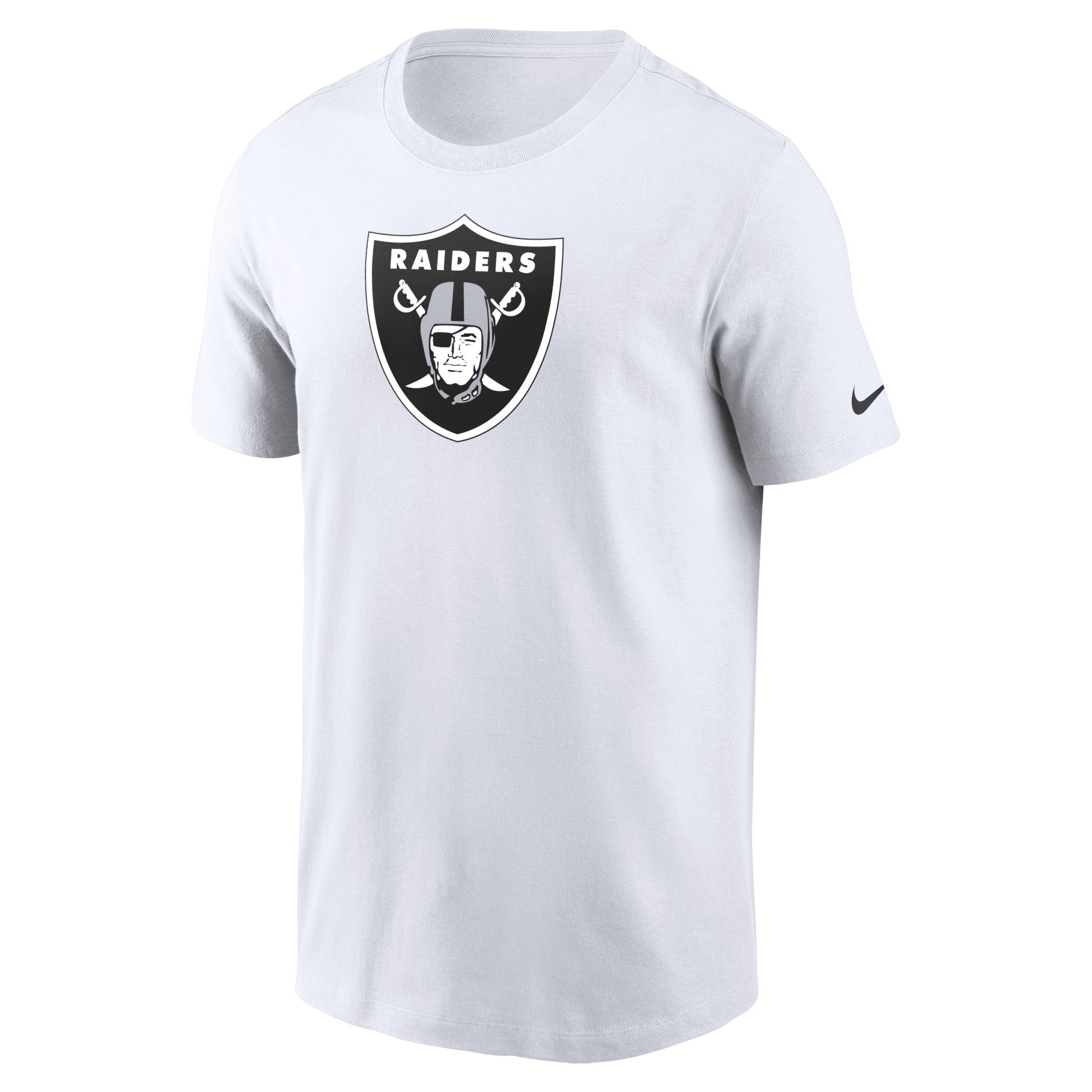 Men's Nike White Las Vegas Raiders Primary Logo T-Shirt, Size: 3XL, Lvr White Product Image