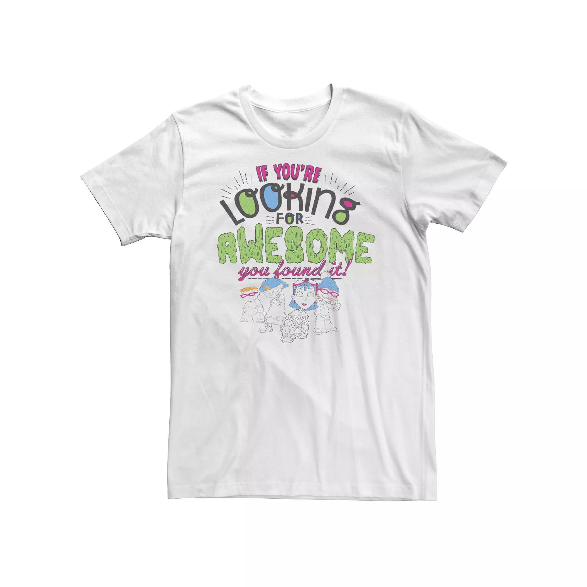 Big & Tall Nickelodeon Rocket Power Group You Found Awesome Tee, Men's, Size: 4XL Tall, White Product Image