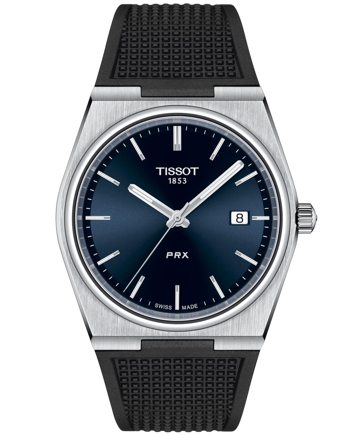Tissot Mens Prx Automatic Stainless Steel Tonneau Bracelet Watch Product Image