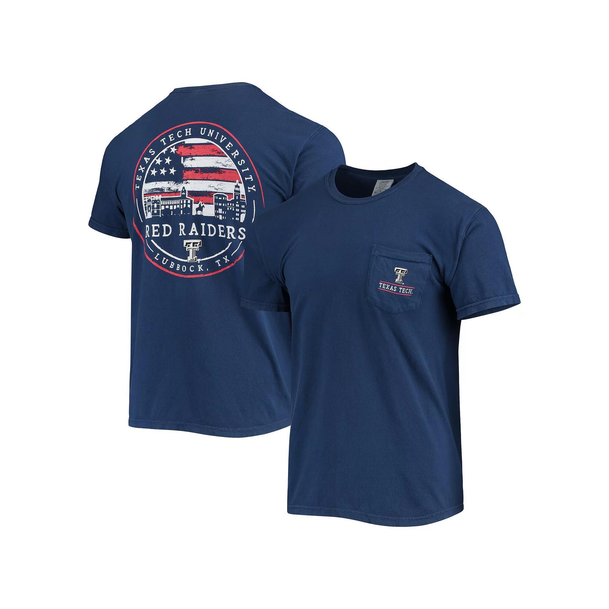 Mens Texas Tech Red Raiders Campus Americana T-Shirt Blue Product Image