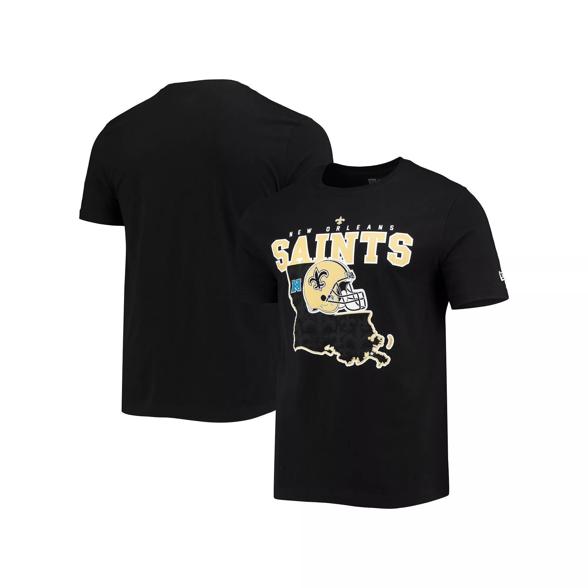 Men's New Era Black New Orleans Saints Local Pack T-Shirt, Size: Large Product Image