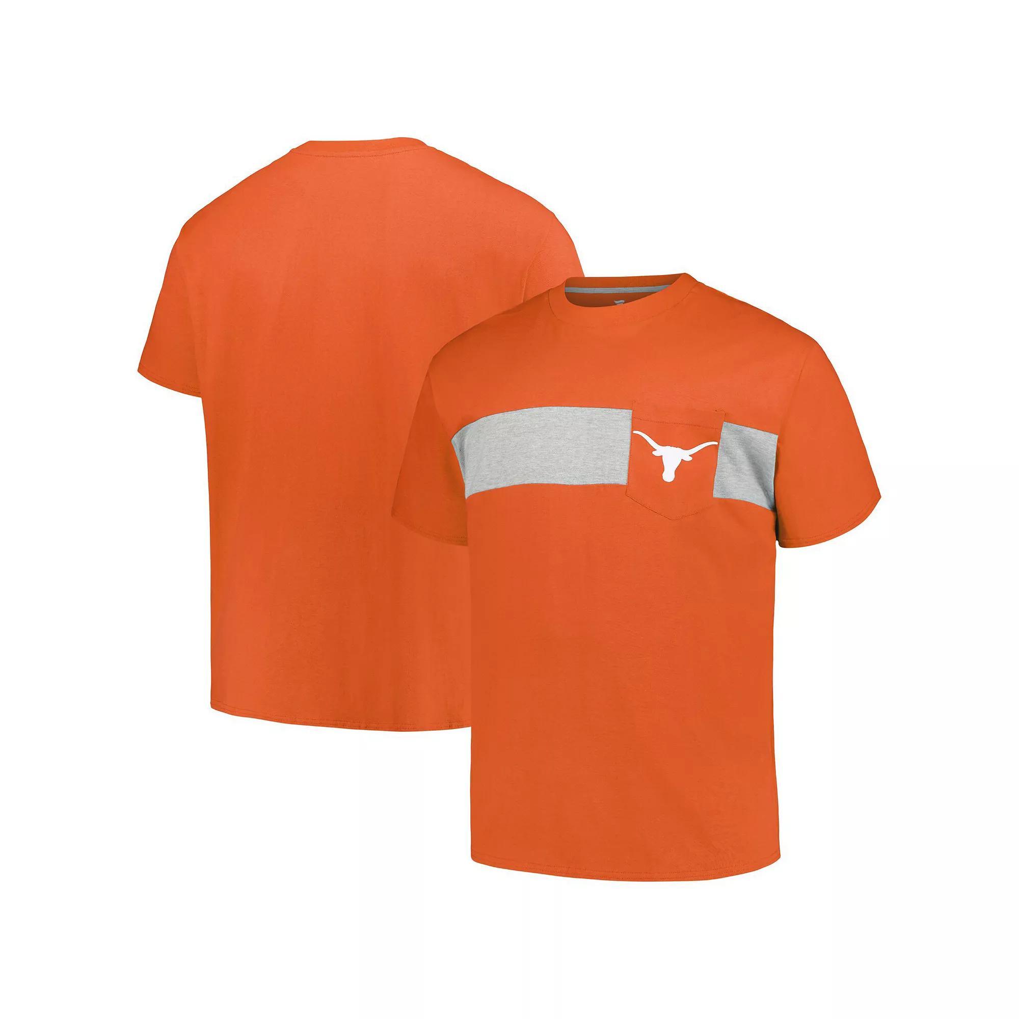 Men's Profile Texas Orange Texas Longhorns Big & Tall Color Stripe T-Shirt, Size: 3XLT, Team Product Image