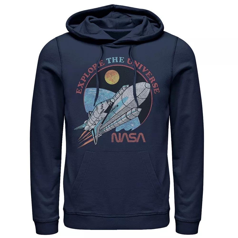 Mens NASA Explore The Universe Circle Portrait Hoodie Product Image