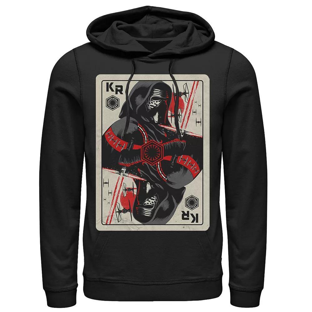 Men's Star Wars Kylo Playing Card Hoodie, Size: XXL, Black Product Image