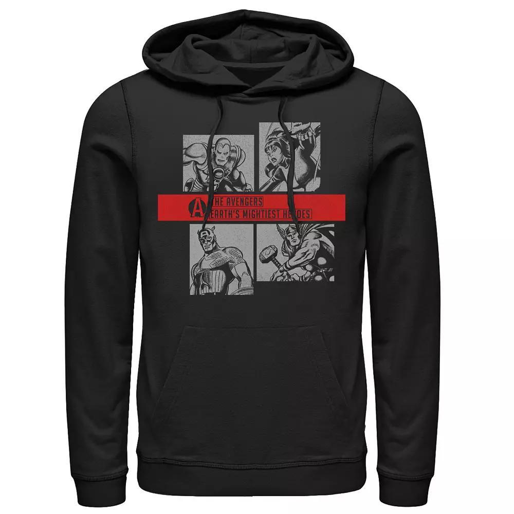 Mens Harry Potter Neither Can Live While The Other Survives Quote Hoodie Blue Product Image
