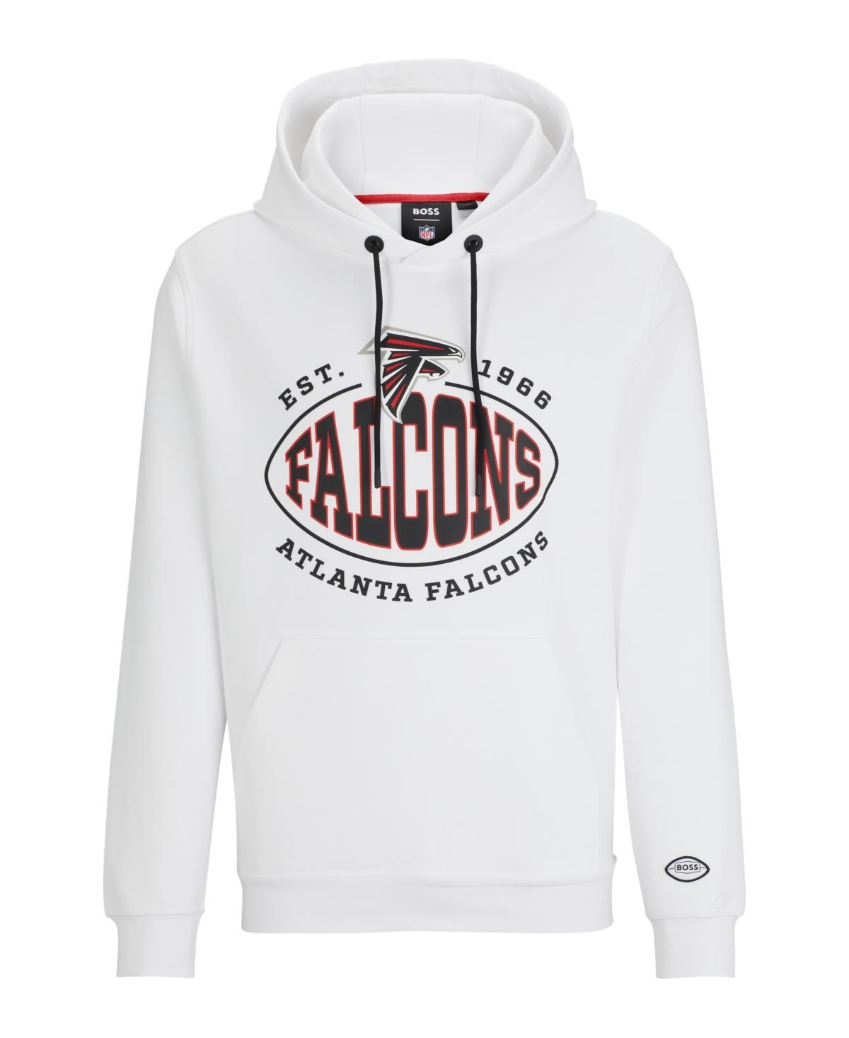 Men's BOSS X NFL  Black Minnesota Vikings Touchback Pullover Hoodie, Size: Medium Product Image
