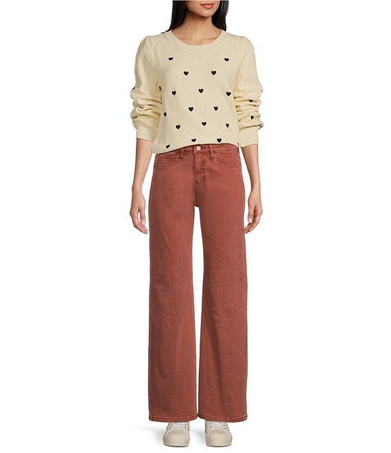 Ceros Jeans Super High Rise Wide Leg Jeans Product Image