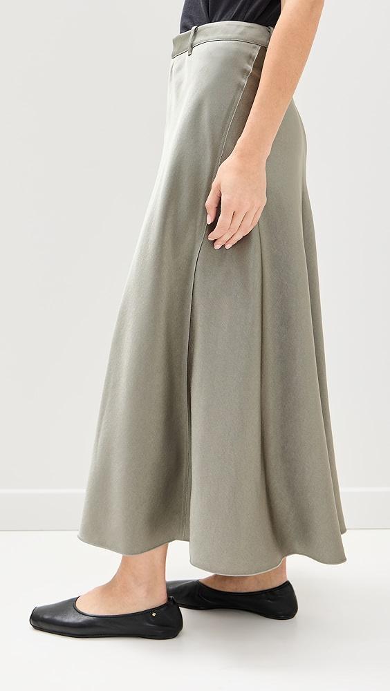 Vince Satin Trouser A Line Skirt | Shopbop Product Image