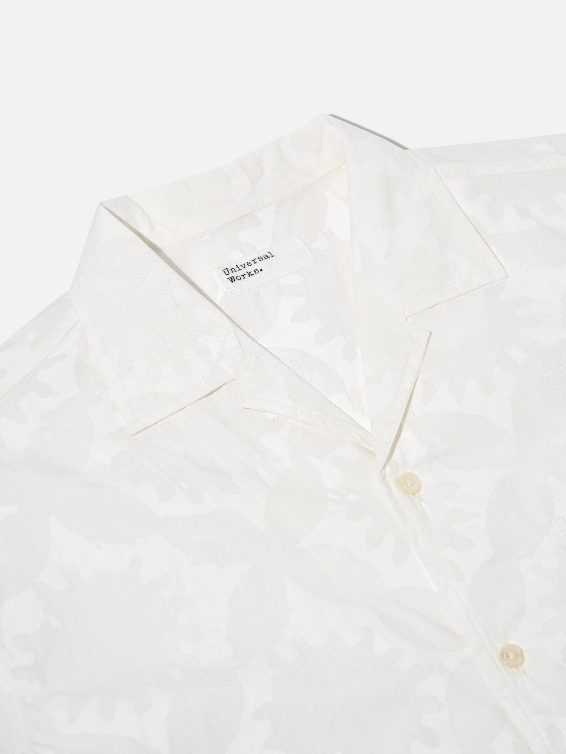Universal Works Minari Shirt in Ecru Sun Print Poplin Product Image