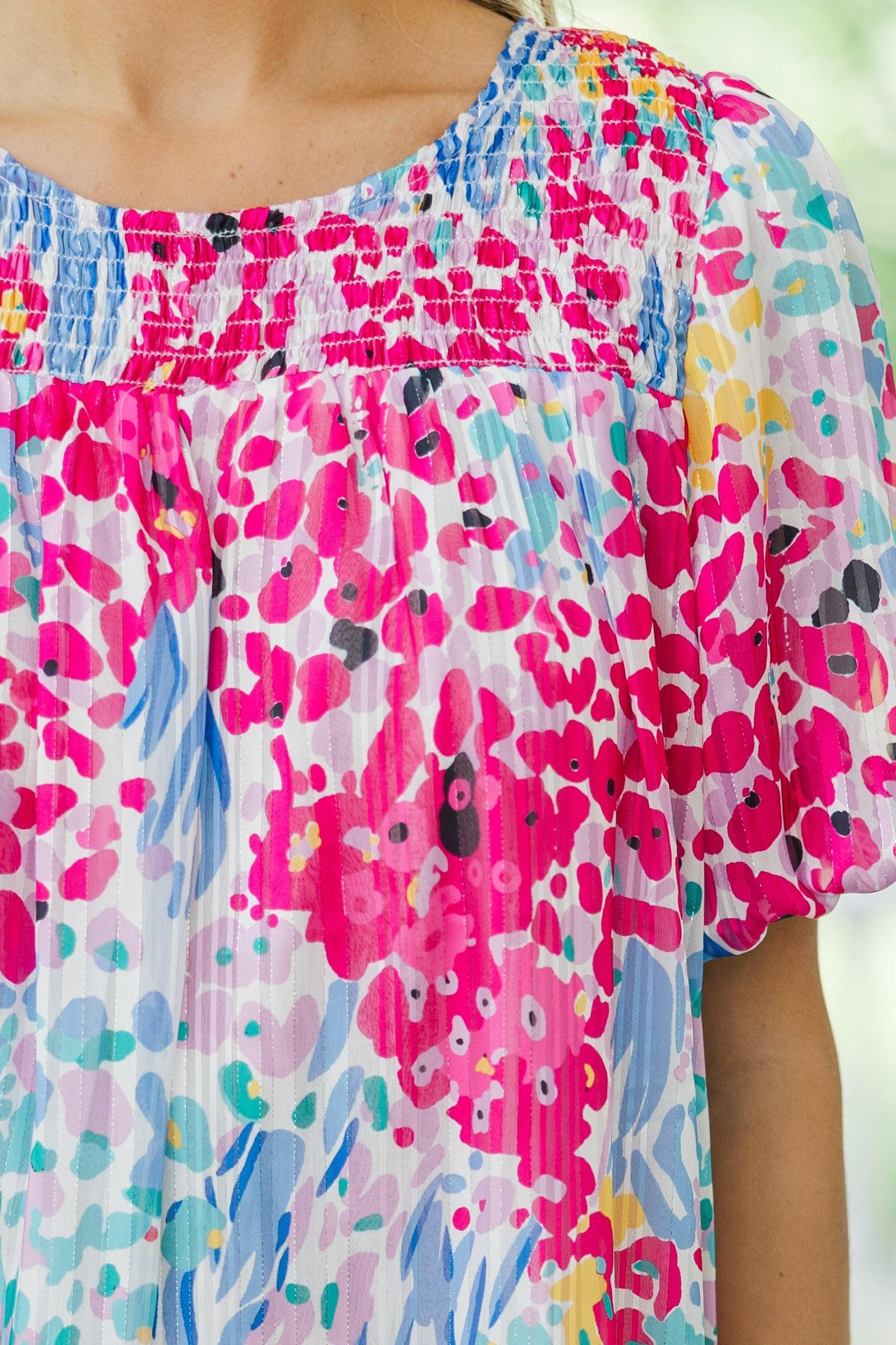 Find You Well Blue Floral Dress Female Product Image