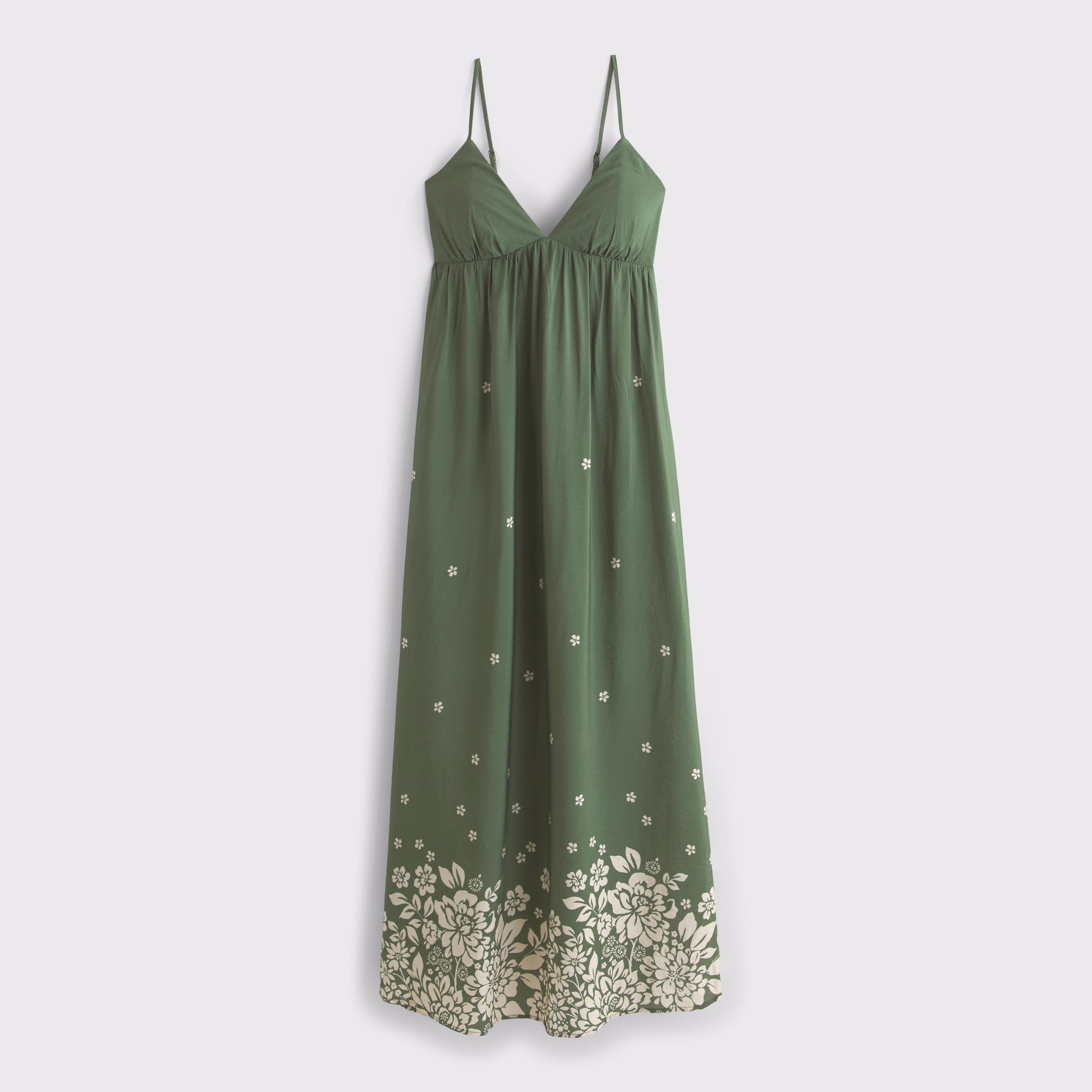 Bra-Free Clasp-Back Flowy Maxi Dress Product Image