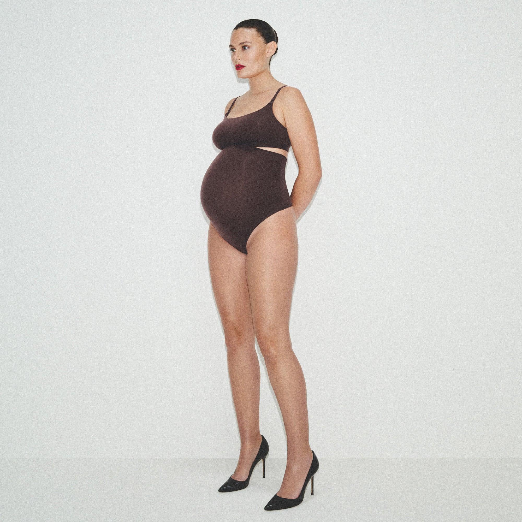 FITS EVERYBODY MATERNITY HIGH-WAISTED BRIEF 2-PACK | SLEET AND ONYX Product Image