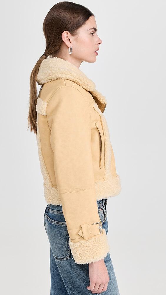 Apparis Jay Supple Sans Leather Bonded Coat | Shopbop Product Image