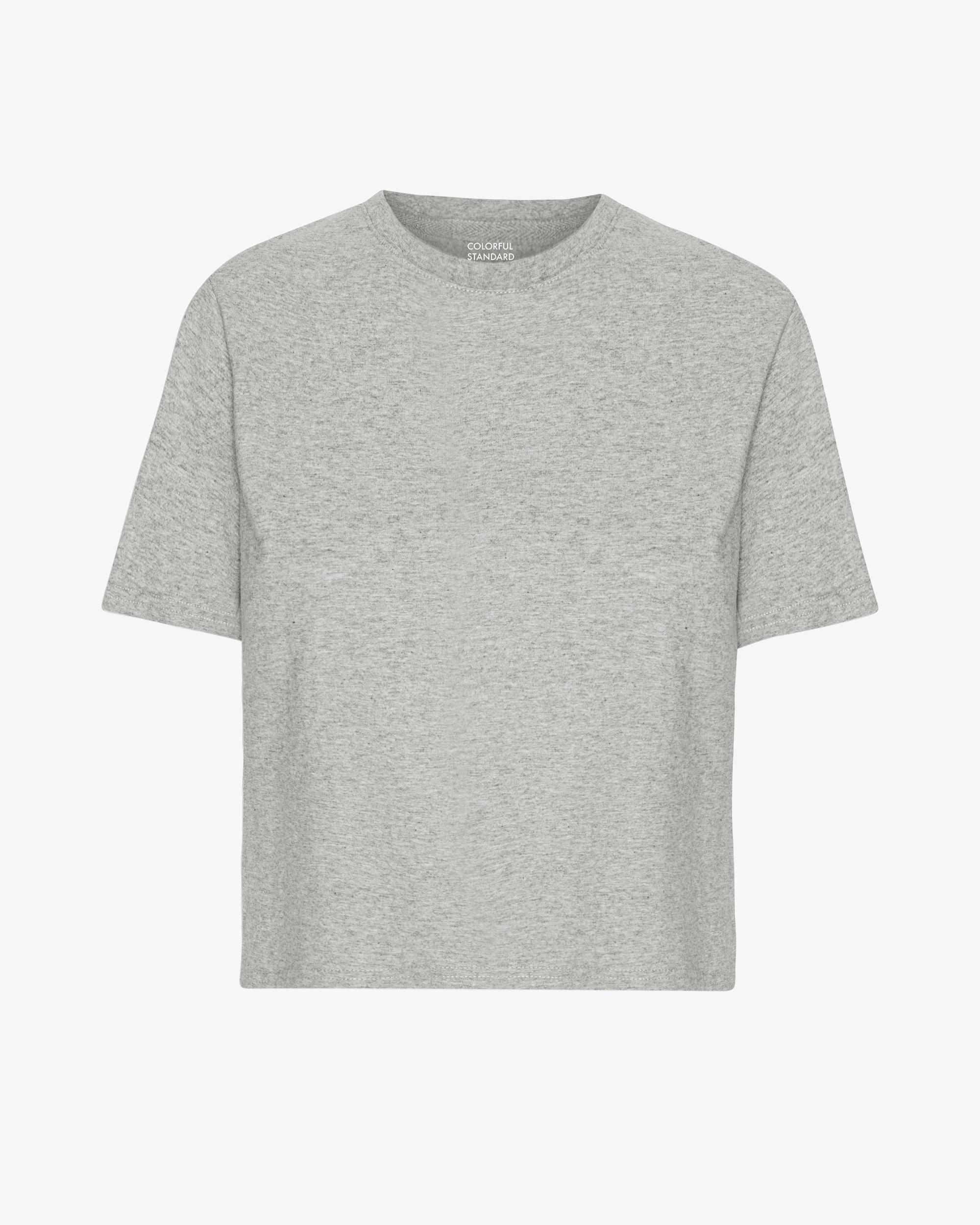 Organic Boxy Crop Tee - Ultra Violet Product Image