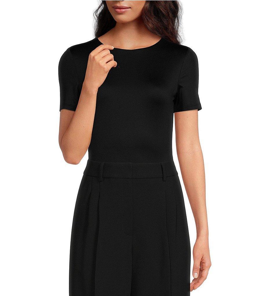 Gianni Bini Layla Short Sleeve Crew Neck Coordinating Bodysuit Product Image
